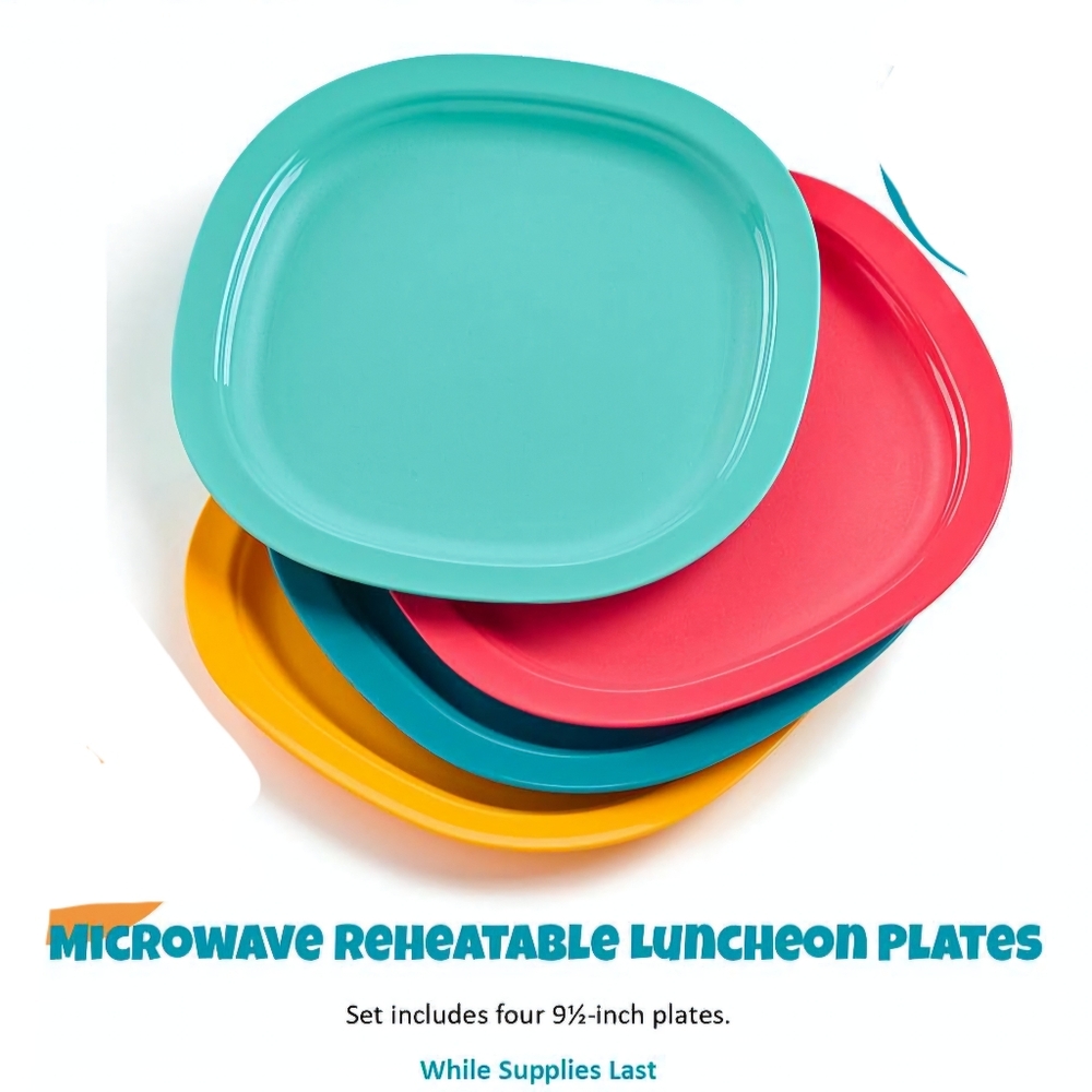 Tupperware Reheatable Plates impressions